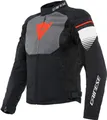 Dainese Air Fast Motorrad Textiljacke, schwarz/grau/weiß, 50