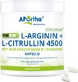 Argiviron® L-Arginin + L-Citrullin 4500 + Vitamin B1 - 360 vegane Kapseln