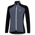 Airtracks Herren Thermo Winter Fahrradjacke Softshell Radjacke Comfort Line - schwarz grau XXL