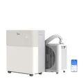Midea PortaSplit-E Mobile Klimaanlage,Kühlen /Heizen , 12000 BTU 3,5kW,Mini-Split-Klimaanlage, Farbe Pfirsich,für Räume bis zu 42 m² / 105 m³, nur 39 dB(A) im Silent-Modus [Energieklasse ]