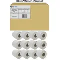 G&G 12 Etikettenrollen kompatibel zu Zebra 800284-605 (102 x152mm)