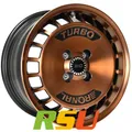 Ronal R10 Turbo copper matt-front diamond cut 7x15" ET28 LK4 100 ML 68 Alufel...
