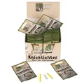 Zite Fishing Knicklichter Set Angeln Lange Leuchtdauer - 100 Stück in Knicklicht-Box - Für Posen & Bissanzeiger Nachtangeln - 4,5x37mm Gelb/Grün