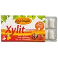 Birkengold Xylit Kaugummi Frucht , Zahnpflege-Kaugummi , zuckerfrei , hoher Xylit-Anteil 70 % , vegan , ohne Titandioxid , ohne Aspartam ,ohne Zucker