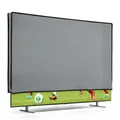 kwmobile 55" TV Hülle - Indoor Fernseher Bildschirmschutz Abdeckung - TV Bildschirm Staubschutzhülle - Hellgrau