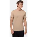 PURE MERINO T-SHIRT - Sandfarben - 2XL
