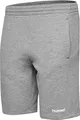 HUMMEL Damen Shorts HMLGO COTTON BERMUDA WOMAN, Grau Melange, XS, 203532-2006