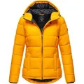 Marikoo Damen Steppjacke – Leichte Übergangsjacke mit Kapuze