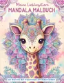 Mandala Malbuch Tiere für Kinder ab 7, 50 süße Tiermandalas, Geschenk