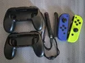 Nintendo Switch Joy-Con Controller Neon Blau / Neon Gelb Inkl. Halterung Wie NEU
