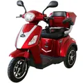 Rolektro E-Trike 25 V.2 Rot 1000W Elektroroller E-Roller E-Scooter Seniorenmobil