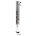 Naturewater Wasserzapfstelle 95cm Wassersäule Edelstahl eckig Garten Verteiler