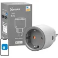 Sonoff S60TPF Smart Plug, Intelligente & schmale Steckdose mit Messfunktion, WiFi - Weiß