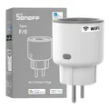 SONOFF S60TPF Smart Wlan Steckdose 16A 4000W, Smart Stecker mit Strommessung, Überlastschutz, Sprachsteuerung, Kompatibel mit Alexa/Google Home (2.4G WiFi)