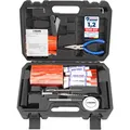 AUTO REIFENREPARATUR SET PKW PANNENSET 78 TEILE VULKANISIER FLICKZEUG + ZANGE