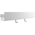 Designfabrik Hamburg Duschablage, Weiß, Metall, Rechteckig, 42x8x9 cm, Badezimmer, Baden & Duschen, Duschablagen