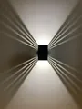 SpiceLED Außenwandleuchte schwarze Lampe 12W Lichteffekt Garten Beleuchtung | ShineLED-Outdoor 2.0 Mit Bewegungssensor weiß
