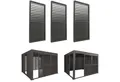 MCW Pavillonseitenteil MCW-L46-ST, 272x206 cm, für Pergola MCW-L46) Set, [3-St. 3er-Set, Bietet Sicht- und Windschutz