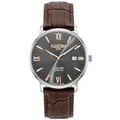 Roamer Herren Armbanduhr Valais 39 mm Armband Leder 958833 41 53 05