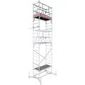 KRAUSE Arbeitsgerüst "ClimTec", nur 2. Aufstockung, ohne Grundgerüst und 1. Aufst.; Arbeitshöhe: 7,00 m, max. 200 kg/m², Aluminium - silberfarben