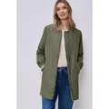 STREET ONE Blouson mit 2-Wege Reißverschluss grün 46 EU