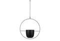 Mica Decorations Blumentopf Mica Decorations Dexter Topf haengend schwarz - l34xb14xh65cm