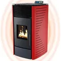 P12 Pelletofen 13,6 kW WiFi-Ready rot