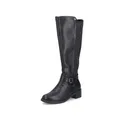 Rieker Damen Winterstiefel 75490, Frauen Stiefel, lose Einlage,Winterschuhe,uebergangsstiefel,uebergangsschuhe,Boots,schwarz (00),42 EU / 8 UK