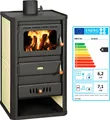 Wasserführender Kaminofen Holzofen Prity S2W10 6.2 + 10 kw EEK-A