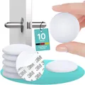 Türstopper Wand selbstklebend Weiß 10 Stück 40mm Gummipuffer, Wandpuffer selb...