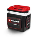 Einhell Akku-Kühlbox TE-COL 18/27 Li-Solo Power X-Change (18 V, 27 Liter, Kühlen und Warmhalten, Hybrid 12 V für Auto, 230 V Stromanschluss, inkl. Taschen, ohne Akku)