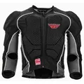 Fly Racing Barricade Long Sleeve CE Protektorenjacke, schwarz, Größe M für Männer