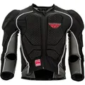 Fly Racing Barricade, Protektorenjacke Level 1 - Schwarz/Grau - M
