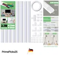 Kabelkanal selbstklebend 3,2 m Weiß PVC Kabelschacht Wand Büro Haushalt
