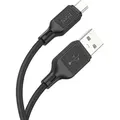 HOCO USB A zu Micro USB 2.4A Kabel X90 1 m Schwarz - Schwarz