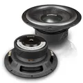 Axton ATW20 20 cm Subwoofer 2 x 2 Ohm 75 W RMS Doppelschwingspule Bass Box Auto