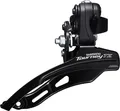 Shimano FD-TZ510 6-speed MTB front derailleur, down swing, top pull, 31.8mm, 66-