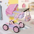 Baby Born Deluxe Puppenwagen Rosa Lila inklusive Wickeltasche - Rosa