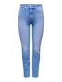 ONLY Female Straight-Fit Jeans ONLEMILY Hohe Taille Gerade geschnitten Knöchellang Jeans