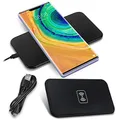 QI Wireless Ladegerät kompatibel für Huawei P30 Pro Ladestation Kabellos Charger Induktives Universal Schnellladegerät