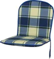 Auflage Monoblock niedrig 2163 blau-grün kariert 79x43x3,5 cm KETTtex