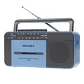 Crosley - CT102A Portable Cassette Player Blue / Grey