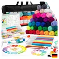 Häkelwolle Set 113 Stück 1600 Yards 40 Farben Ac