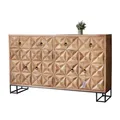 Sideboard LOURES Vollholz Kommode außergewöhnliches Design Mangoholz massiv