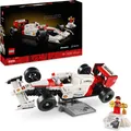 LEGO Icons McLaren MP4/4 & Ayrton Senna Modellauto Set, F1 Rennwagen Bausatz für Erwachsene mit Rennfahrer Mini-Figur, Sammlerstück, Geschenk-Idee zum Geburtstag für Männer, Frauen, Ihn & Sie 10330