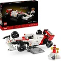 LEGO Icons McLaren MP4/4 & Ayrton Senna Modellauto Set F1 Rennwagen Bausatz Deko