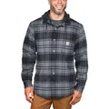 Carhartt FLANNEL FLEECE LINED HOODED SHIRT JAC 105621 - elm - M