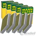 5x MANN-FILTER FP 26 007/1 INNENRAUMFILTER AKTIVKOHLEFILTER AKTIVKOHLEFILTER
