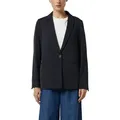 comma Jackenblazer Oversize-Blazer mit Reverskragen blau 40 EU