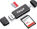 Vanja SD Kartenleser Adapter Micro USB SD Card Reader USB 2.0 Kartenlesegerät